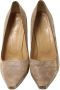 Gucci Vintage Pre-owned Leather heels Beige Dames - Thumbnail 2