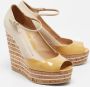 Gucci Vintage Pre-owned Leather heels Beige Dames - Thumbnail 4
