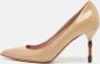 Gucci Vintage Pre-owned Leather heels Beige Dames - Thumbnail 2