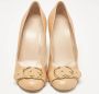 Gucci Vintage Pre-owned Leather heels Beige Dames - Thumbnail 2
