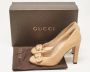 Gucci Vintage Pre-owned Leather heels Beige Dames - Thumbnail 8