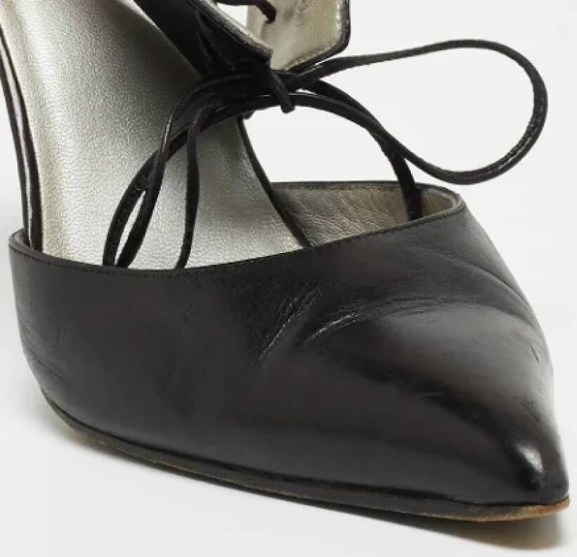 Gucci Vintage Pre-owned Leather heels Black Dames