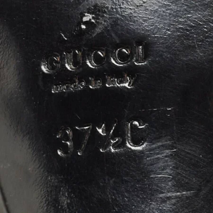 Gucci Vintage Pre-owned Leather heels Black Dames