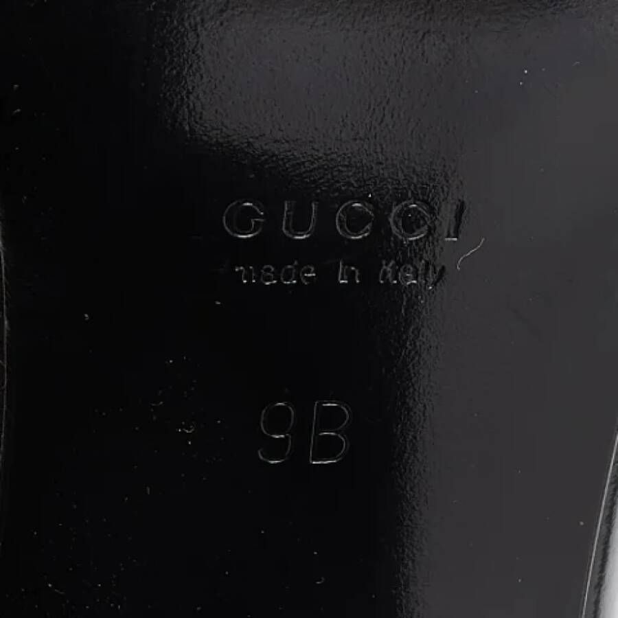 Gucci Vintage Pre-owned Leather heels Black Dames