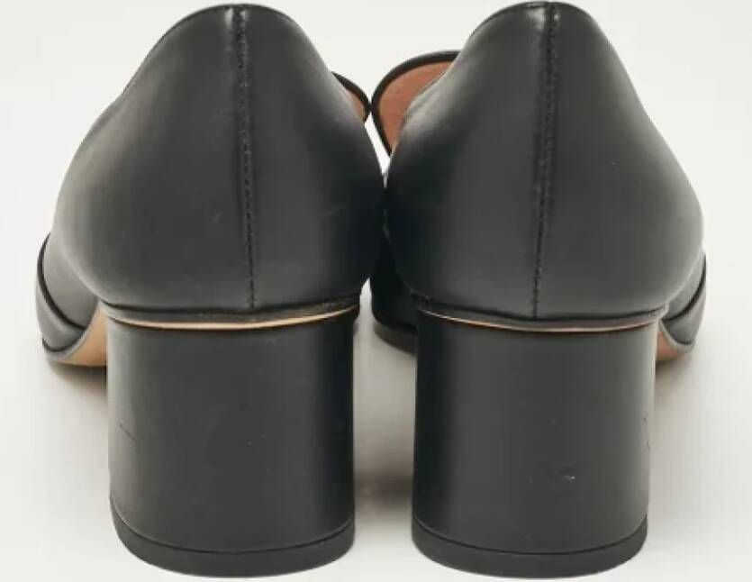 Gucci Vintage Pre-owned Leather heels Black Dames