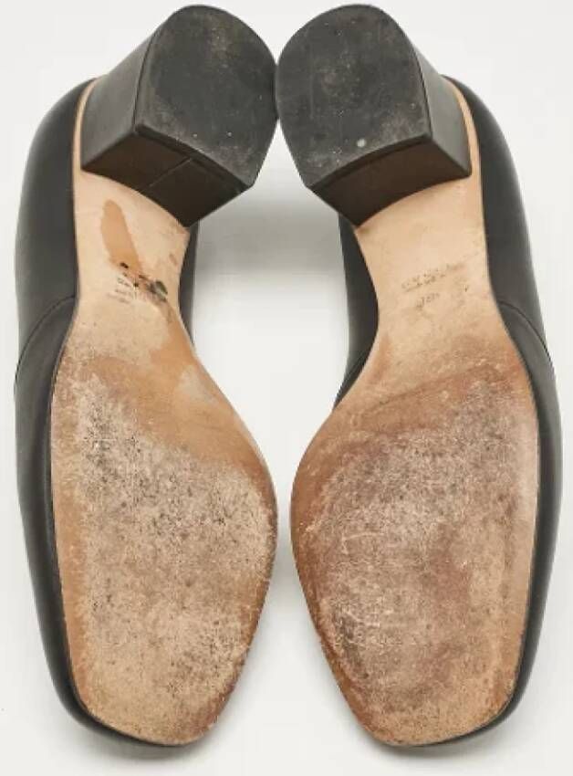 Gucci Vintage Pre-owned Leather heels Black Dames