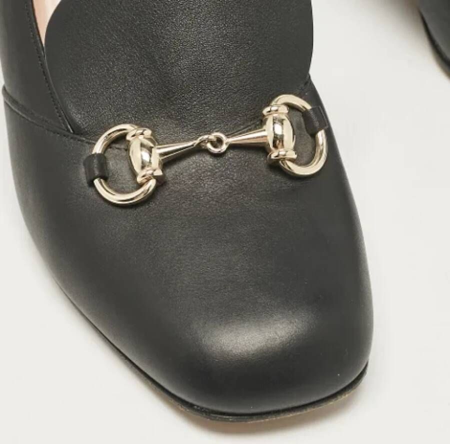 Gucci Vintage Pre-owned Leather heels Black Dames