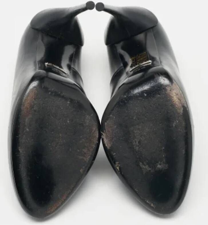 Gucci Vintage Pre-owned Leather heels Black Dames