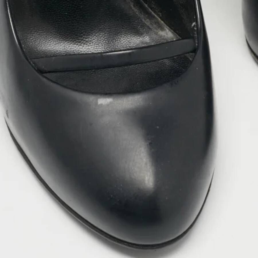 Gucci Vintage Pre-owned Leather heels Black Dames