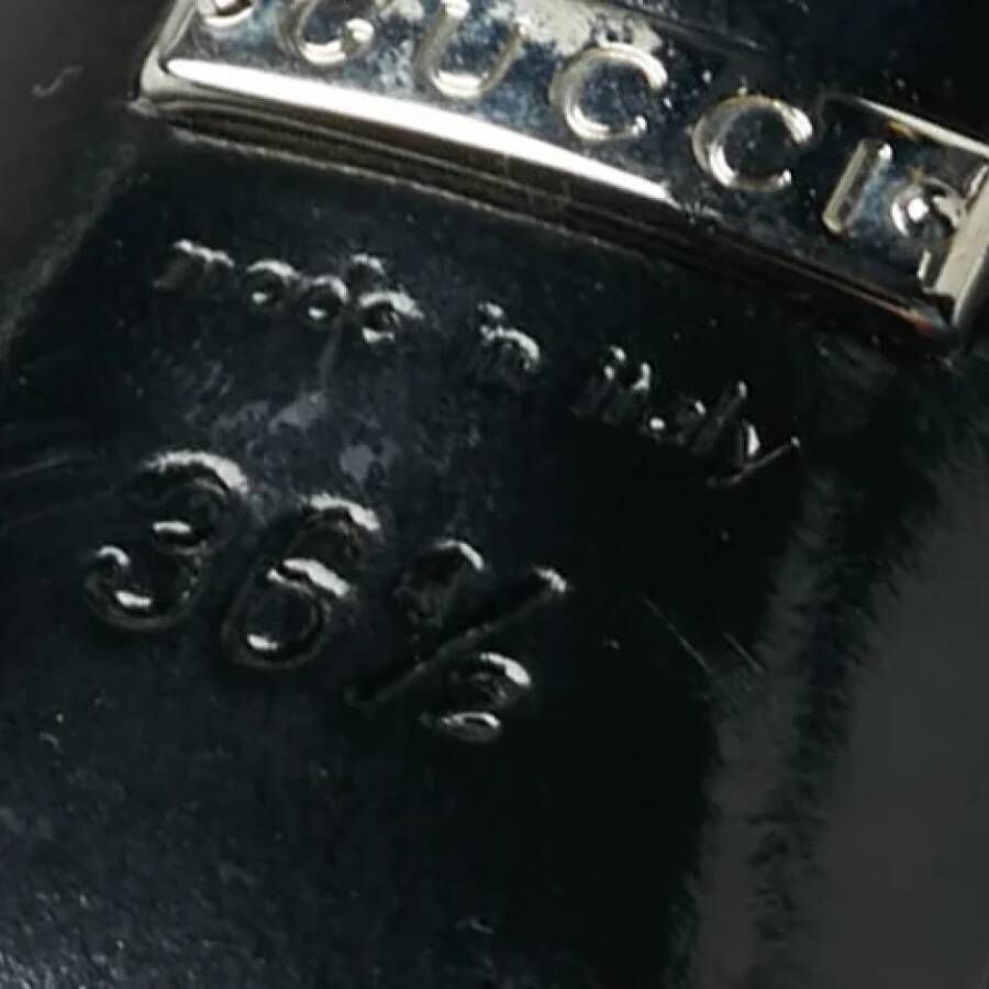 Gucci Vintage Pre-owned Leather heels Black Dames