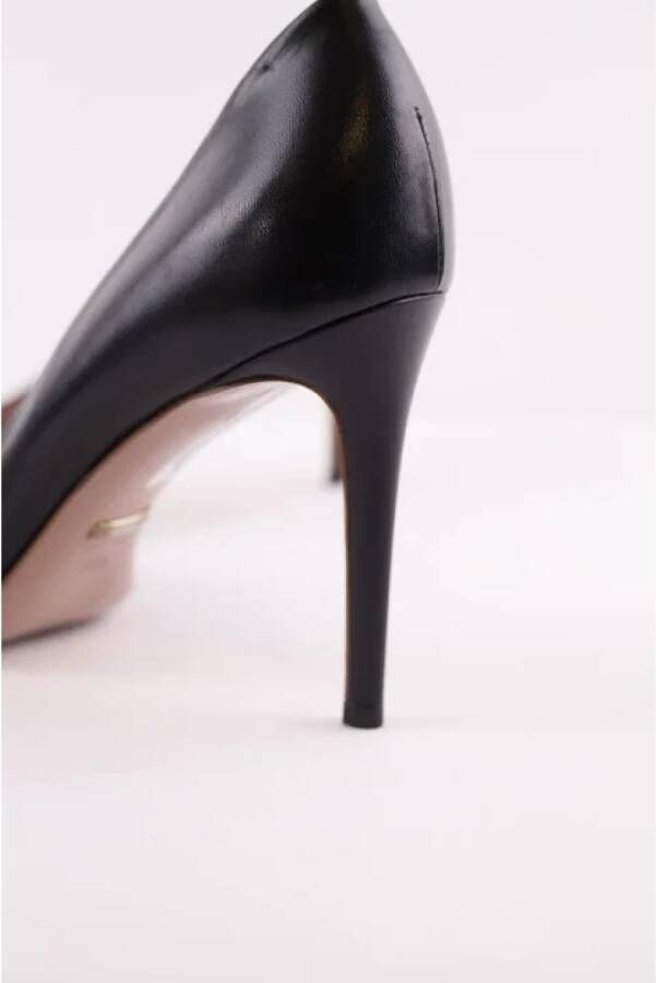 Gucci Vintage Pre-owned Leather heels Black Dames