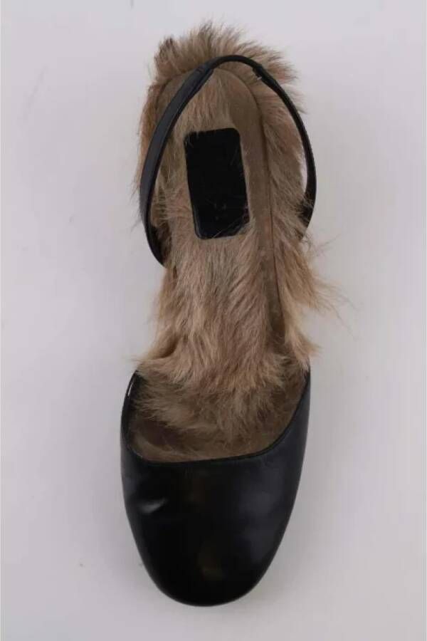 Gucci Vintage Pre-owned Leather heels Black Dames