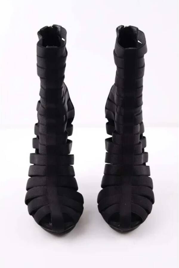 Gucci Vintage Pre-owned Leather heels Black Dames