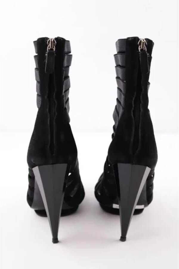 Gucci Vintage Pre-owned Leather heels Black Dames