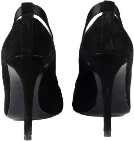 Gucci Vintage Pre-owned Leather heels Black Dames