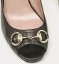 Gucci Vintage Pre-owned Leather heels Black Dames - Thumbnail 6