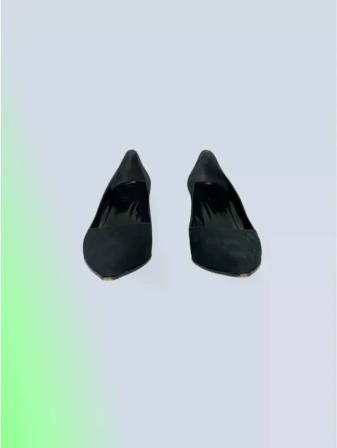 Gucci Vintage Pre-owned Leather heels Black Dames