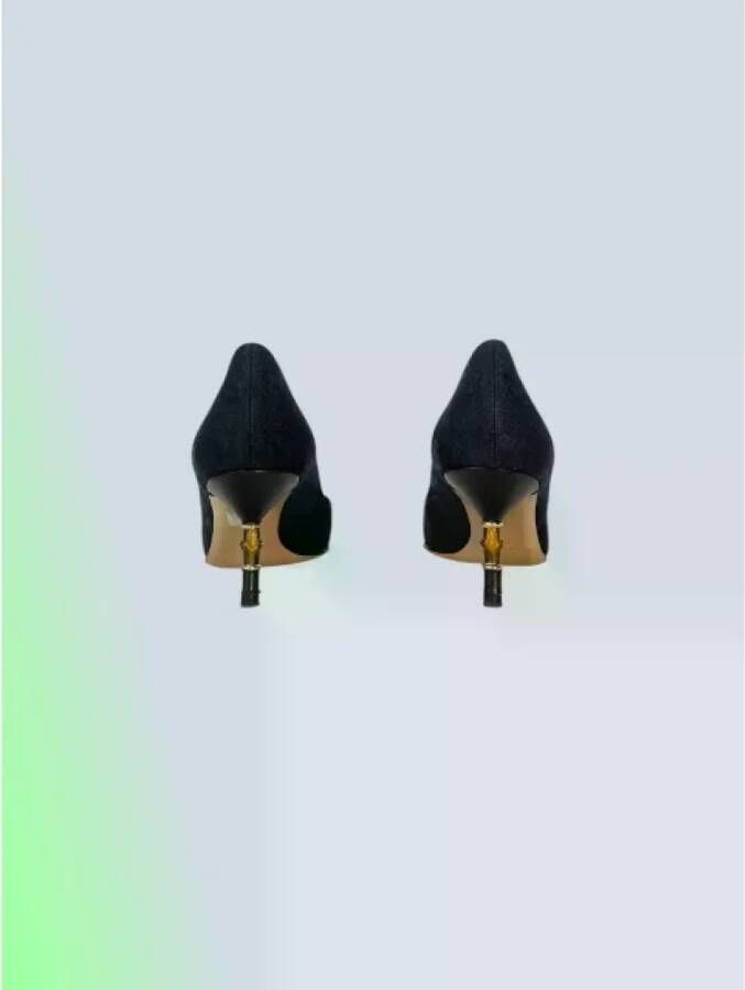 Gucci Vintage Pre-owned Leather heels Black Dames