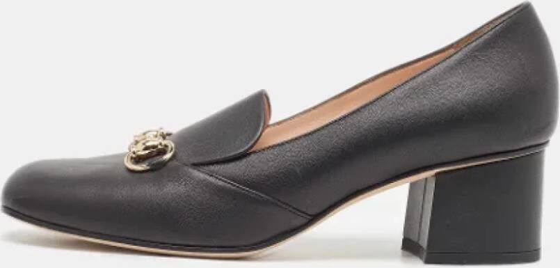 Gucci Vintage Pre-owned Leather heels Black Unisex