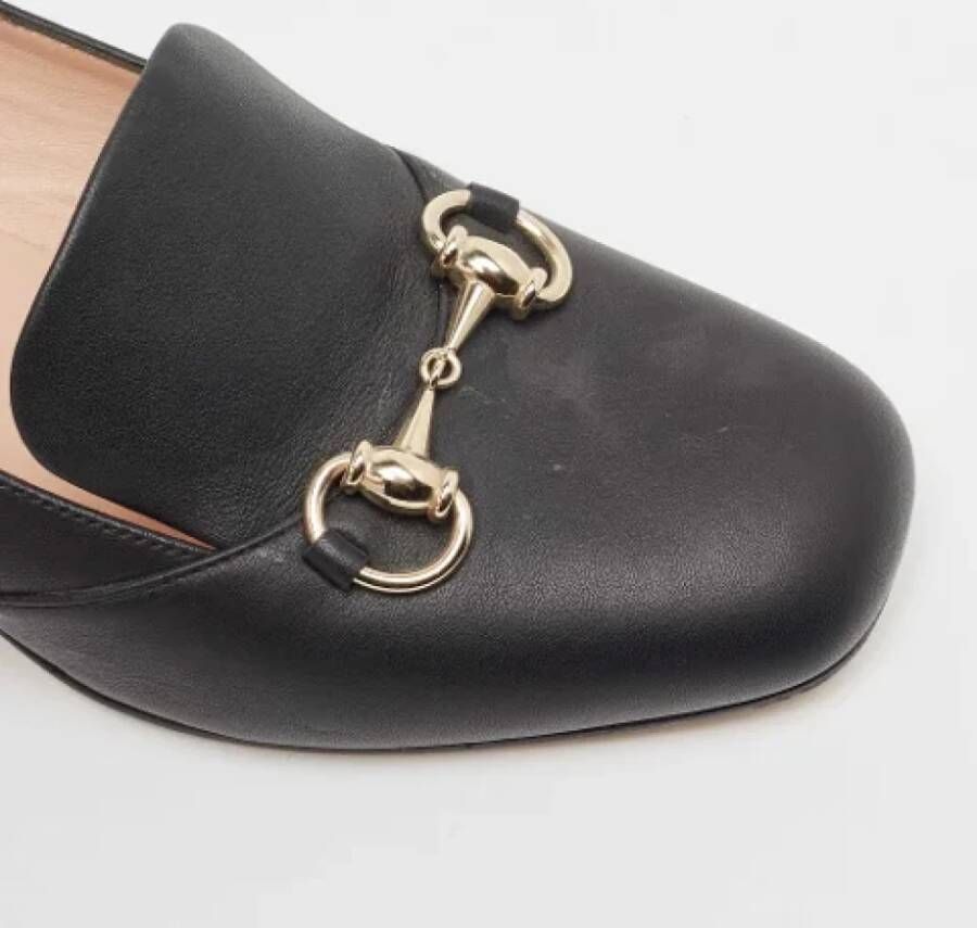 Gucci Vintage Pre-owned Leather heels Black Unisex