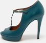 Gucci Vintage Pre-owned Leather heels Blue Dames - Thumbnail 2