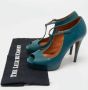 Gucci Vintage Pre-owned Leather heels Blue Dames - Thumbnail 9