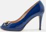 Gucci Vintage Pre-owned Leather heels Blue Dames - Thumbnail 2