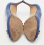 Gucci Vintage Pre-owned Leather heels Blue Dames - Thumbnail 6