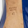 Gucci Vintage Pre-owned Leather heels Blue Dames - Thumbnail 8