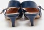 Gucci Vintage Pre-owned Leather heels Blue Dames - Thumbnail 5