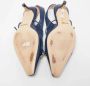 Gucci Vintage Pre-owned Leather heels Blue Dames - Thumbnail 6