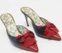 Gucci Vintage Pre-owned Leather heels Blue Dames - Thumbnail 3