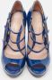 Gucci Vintage Pre-owned Leather heels Blue Dames - Thumbnail 3