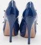 Gucci Vintage Pre-owned Leather heels Blue Dames - Thumbnail 5