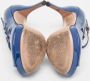 Gucci Vintage Pre-owned Leather heels Blue Dames - Thumbnail 6