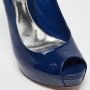 Gucci Vintage Pre-owned Leather heels Blue Dames - Thumbnail 7