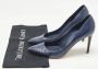 Gucci Vintage Pre-owned Leather heels Blue Dames - Thumbnail 9