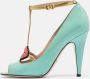 Gucci Vintage Pre-owned Leather heels Blue Dames - Thumbnail 2