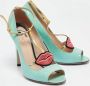 Gucci Vintage Pre-owned Leather heels Blue Dames - Thumbnail 4