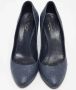 Gucci Vintage Pre-owned Leather heels Blue Dames - Thumbnail 3