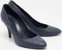 Gucci Vintage Pre-owned Leather heels Blue Dames - Thumbnail 4