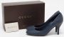 Gucci Vintage Pre-owned Leather heels Blue Dames - Thumbnail 9