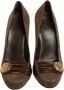 Gucci Vintage Pre-owned Leather heels Brown Dames - Thumbnail 2