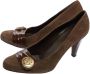 Gucci Vintage Pre-owned Leather heels Brown Dames - Thumbnail 3