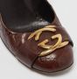 Gucci Vintage Pre-owned Leather heels Brown Dames - Thumbnail 7