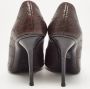 Gucci Vintage Pre-owned Leather heels Brown Dames - Thumbnail 5