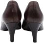 Gucci Vintage Pre-owned Leather heels Brown Dames - Thumbnail 3