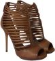 Gucci Vintage Pre-owned Leather heels Brown Dames - Thumbnail 3