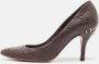 Gucci Vintage Pre-owned Leather heels Brown Dames - Thumbnail 2
