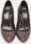Gucci Vintage Pre-owned Leather heels Brown Dames - Thumbnail 3